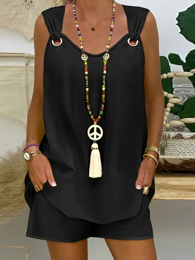 Lina | Chic Top and Shorts Ensemble