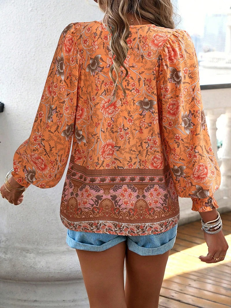 Emily | Floral Summer Blouse