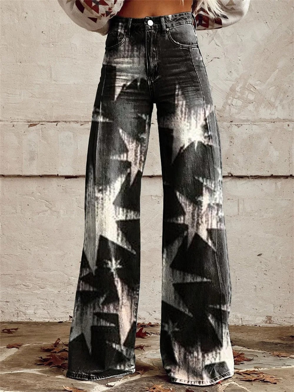 Sophia | High Waisted Wide Leg Trousers