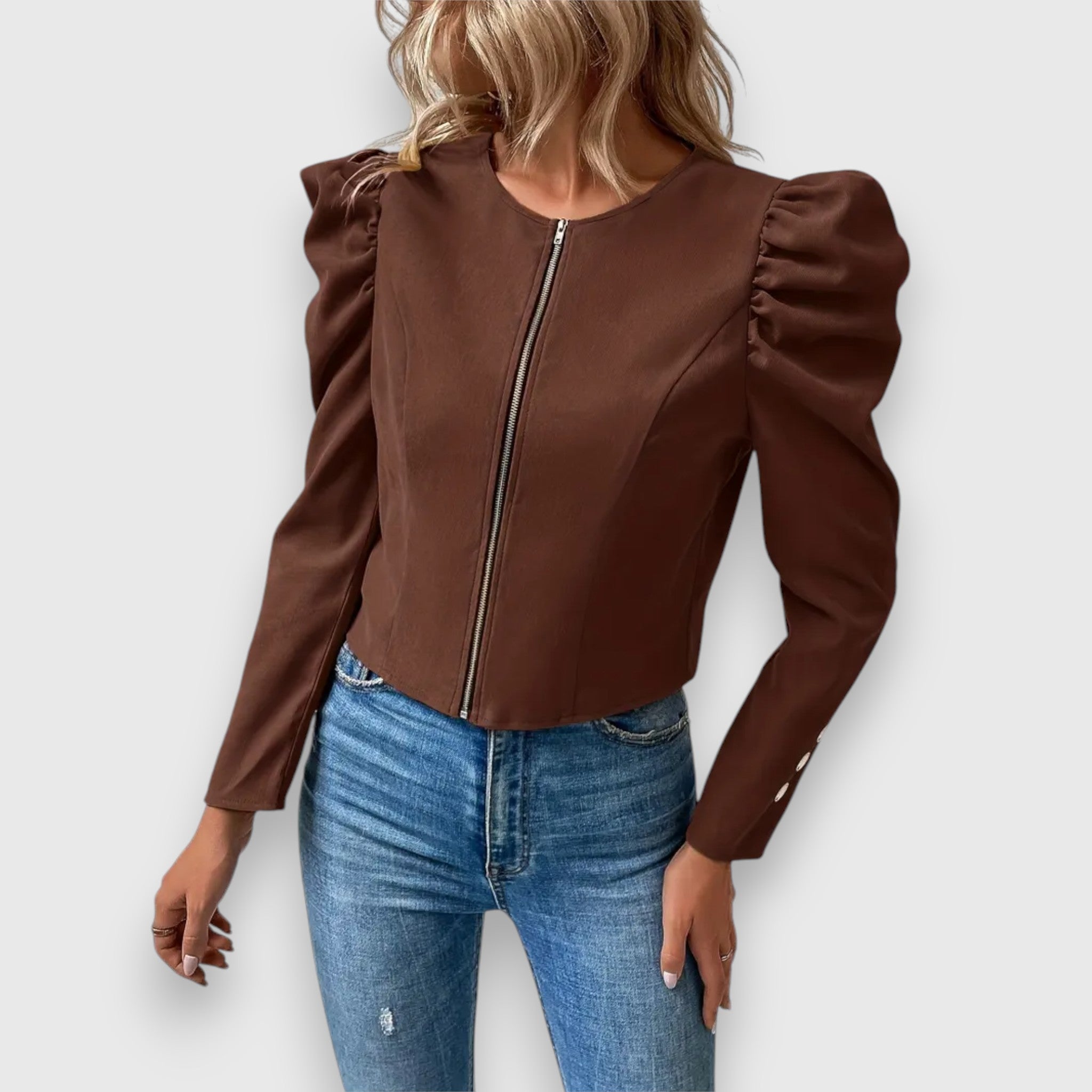 Léa | Women's puff-sleeved jacket