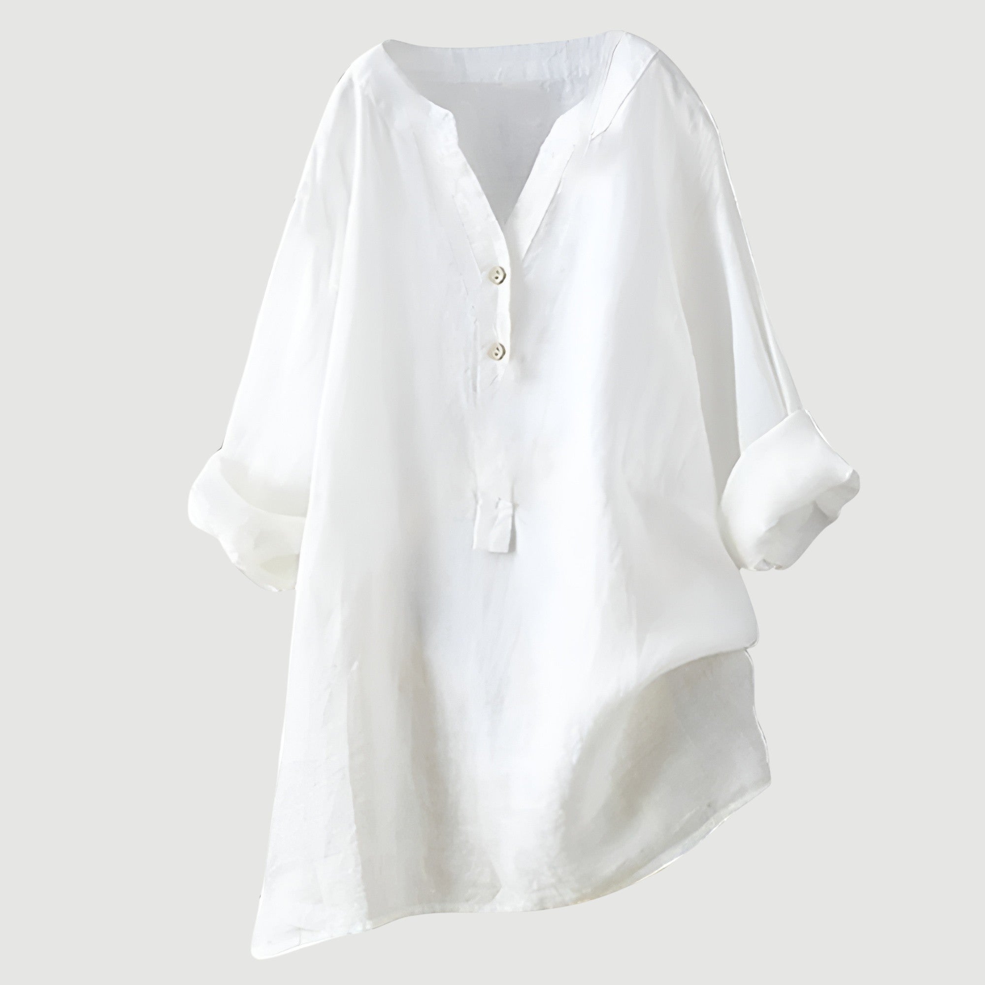 Freja | Airy and Comfortable Linen Shirt with Buttons