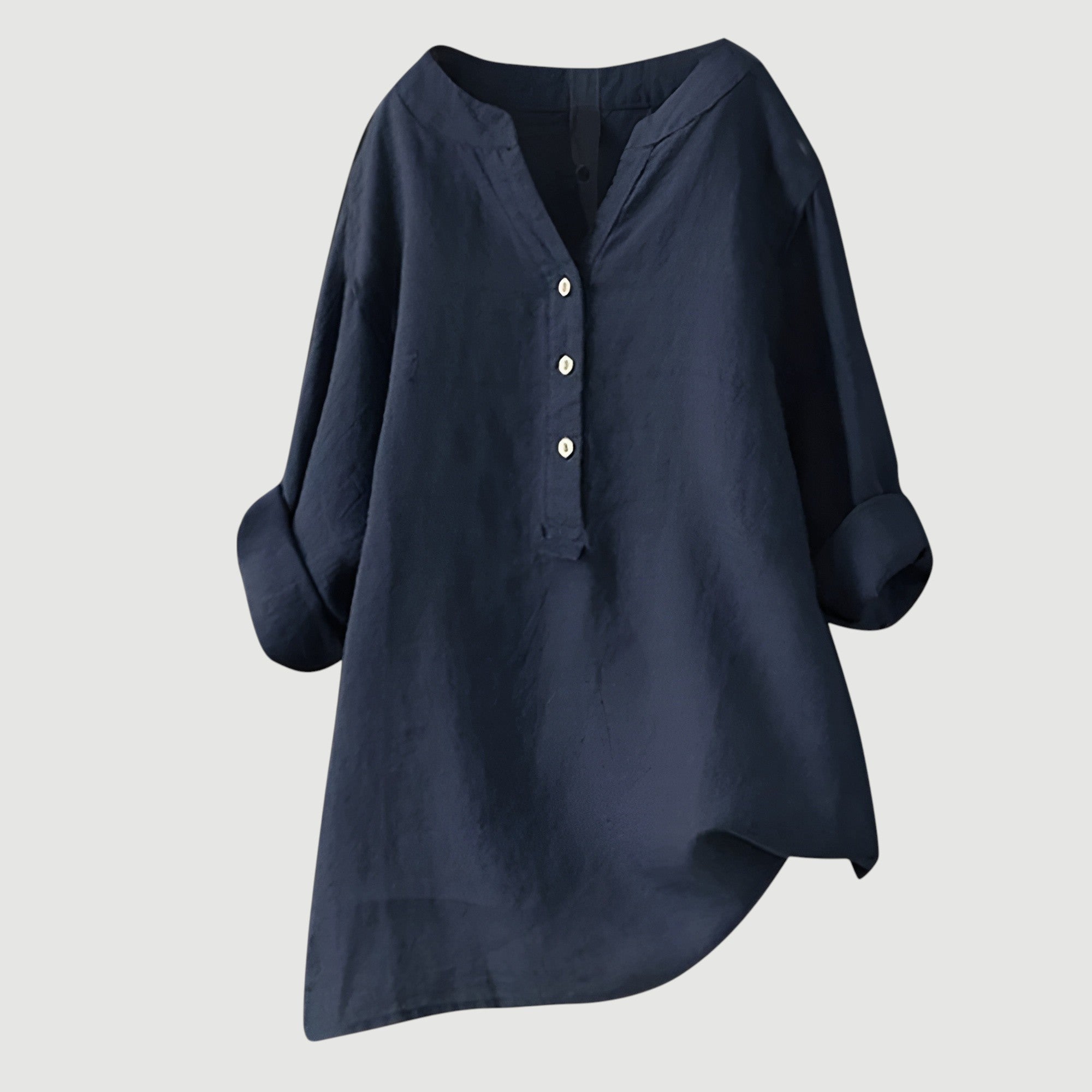 Freja | Airy and Comfortable Linen Shirt with Buttons