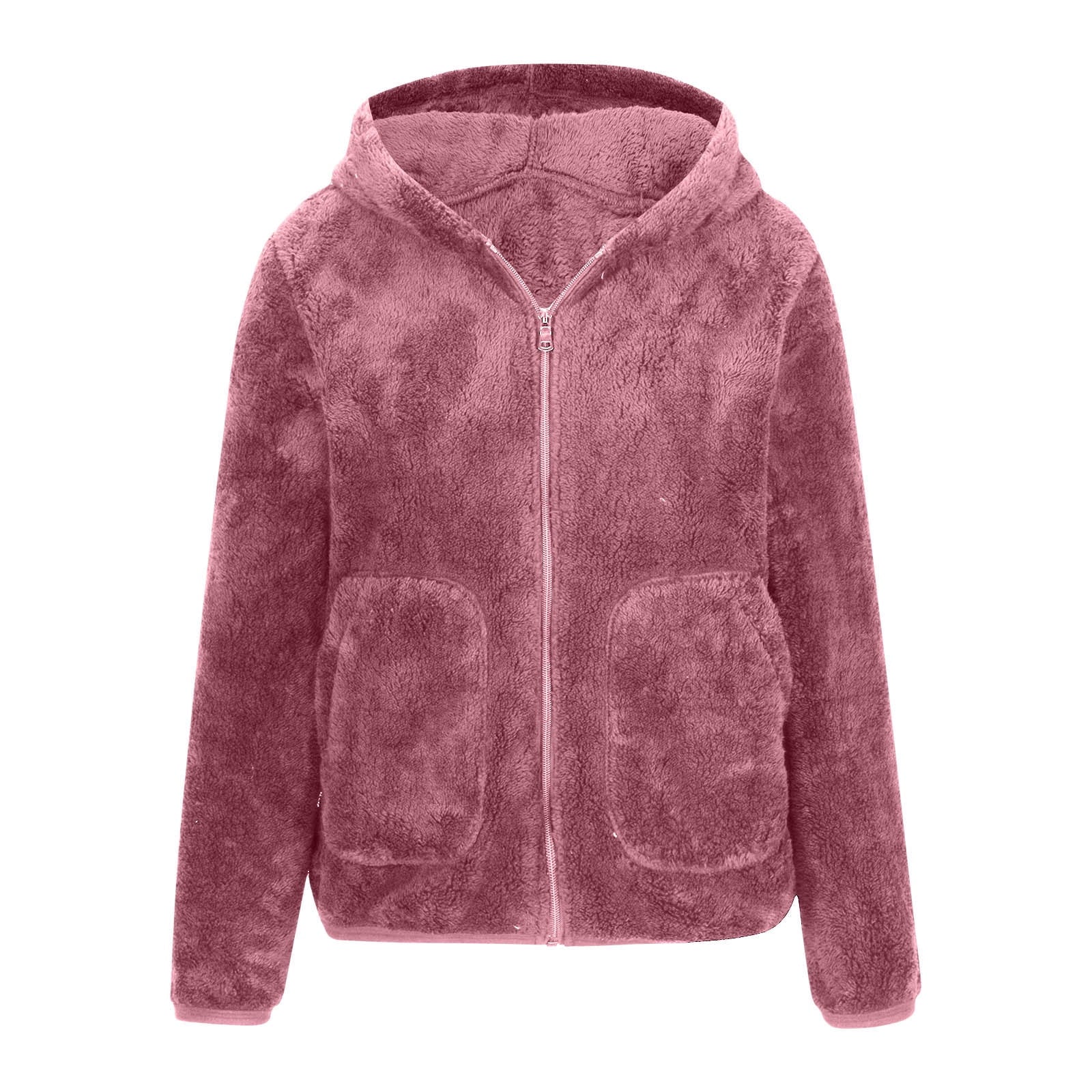 Avery | Ultra Cozy Coral Fleece Hoodie