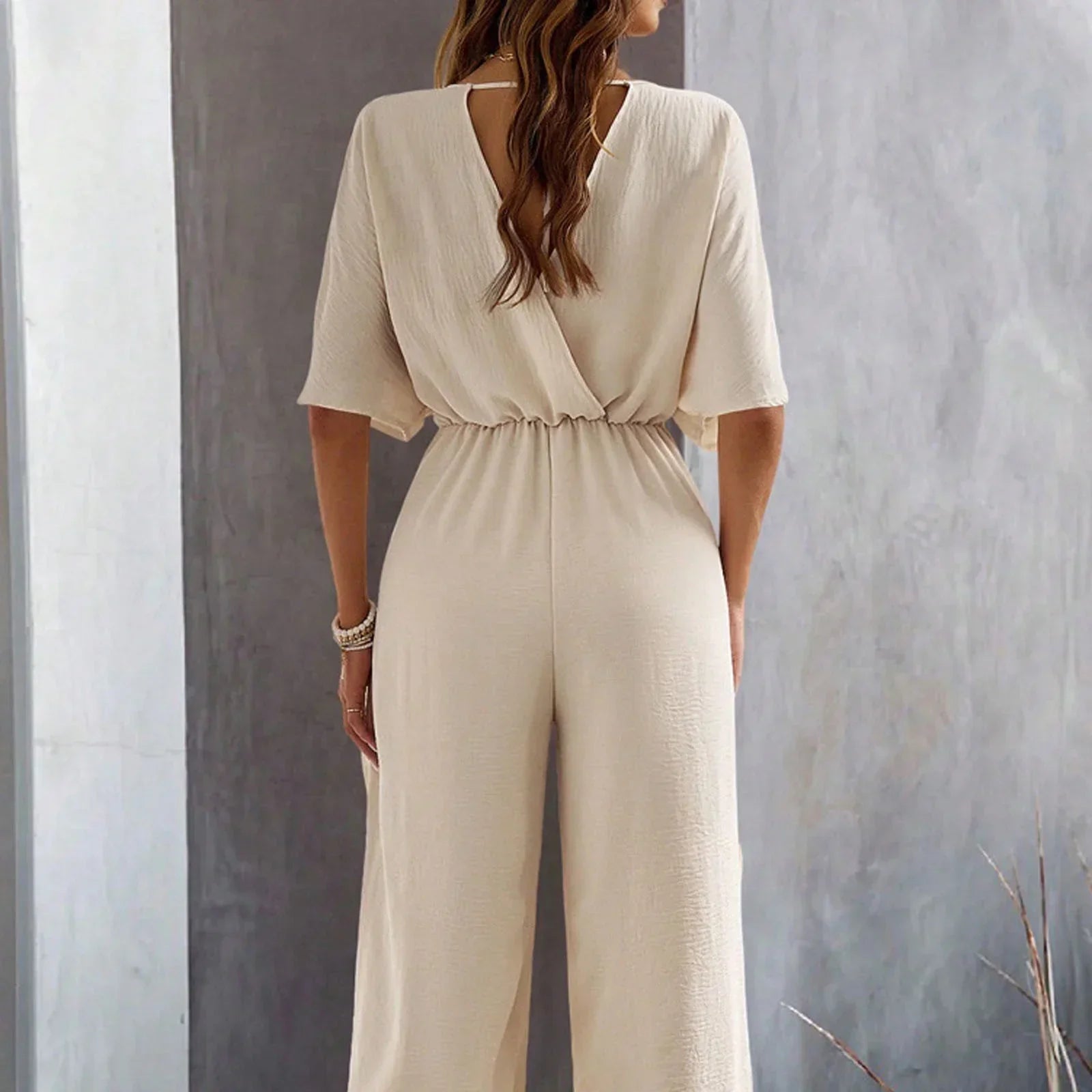 Olivia | Chic V-Neck Jumpsuit
