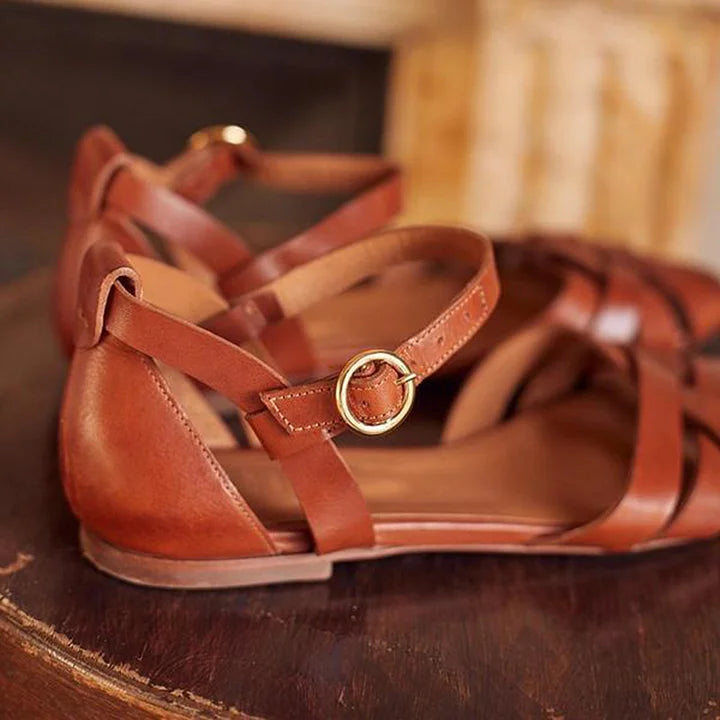 Amelia | Strappy Flat Sandals