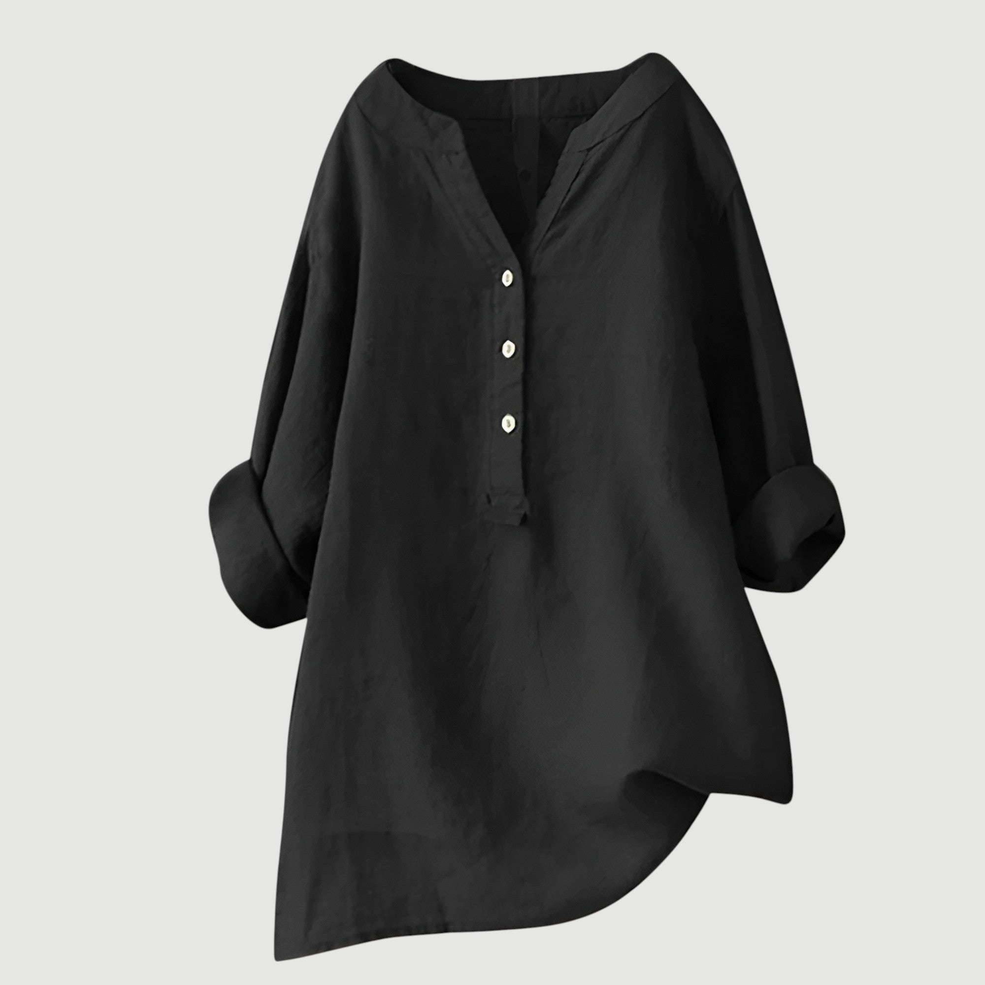 Freja | Airy and Comfortable Linen Shirt with Buttons