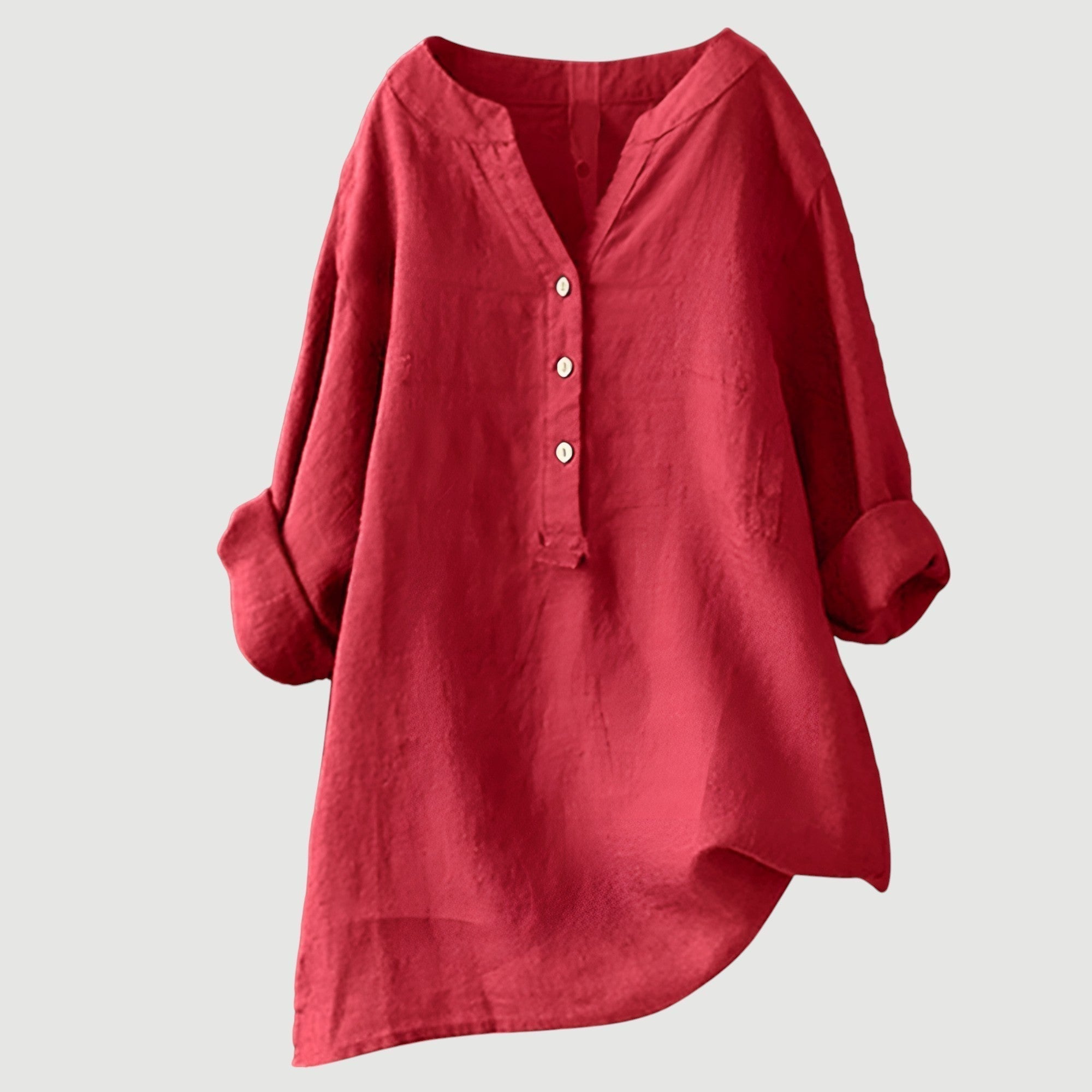 Freja | Airy and Comfortable Linen Shirt with Buttons
