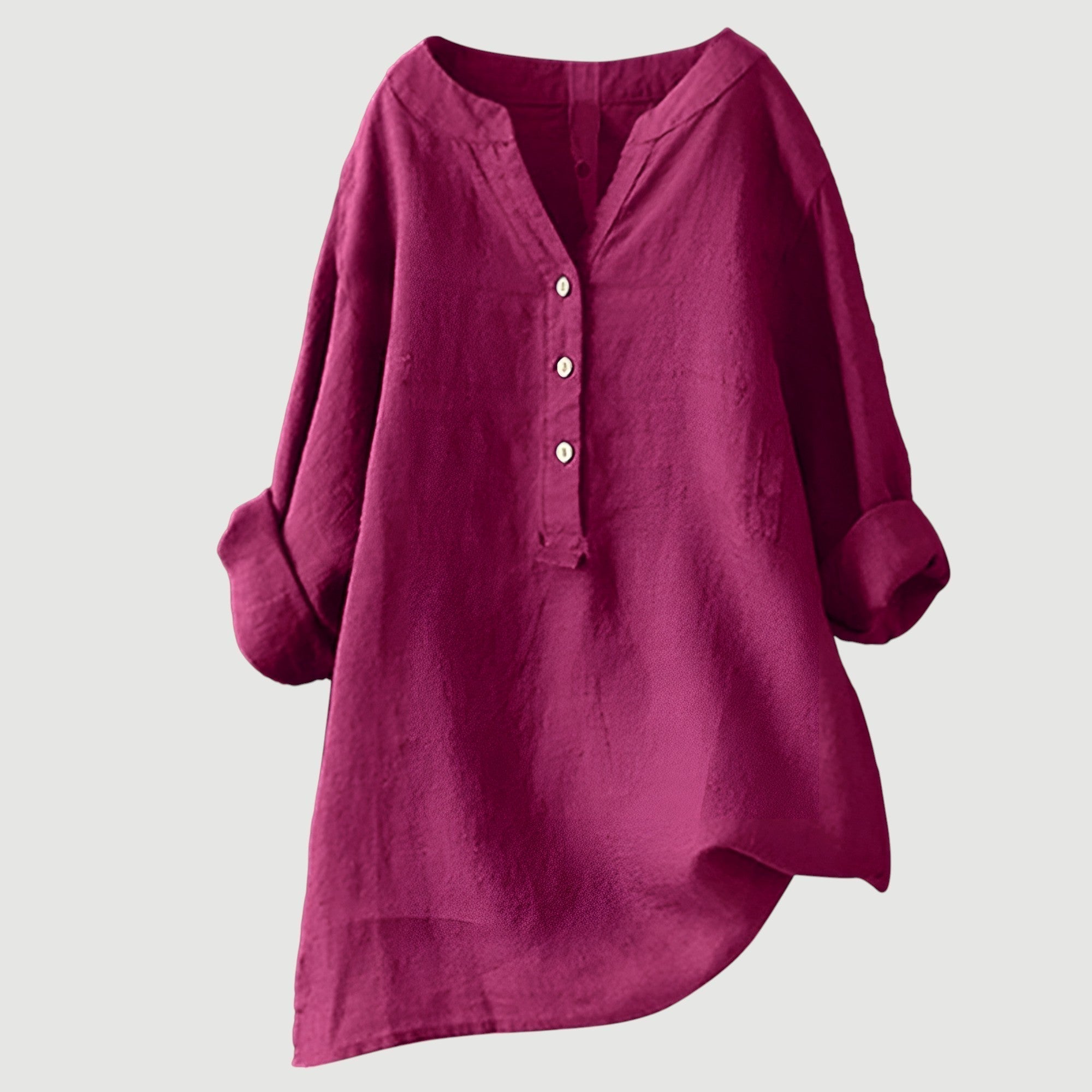 Freja | Airy and Comfortable Linen Shirt with Buttons