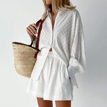 Charlotte | Effortlessly Stylish Breezy Shirt and Shorts Set