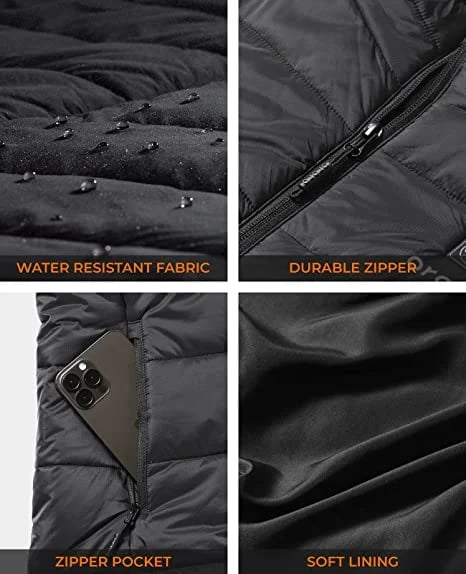 Layla | Enhanced Two-Touch Heated Vest with 15 Heat Zones and LED Controller