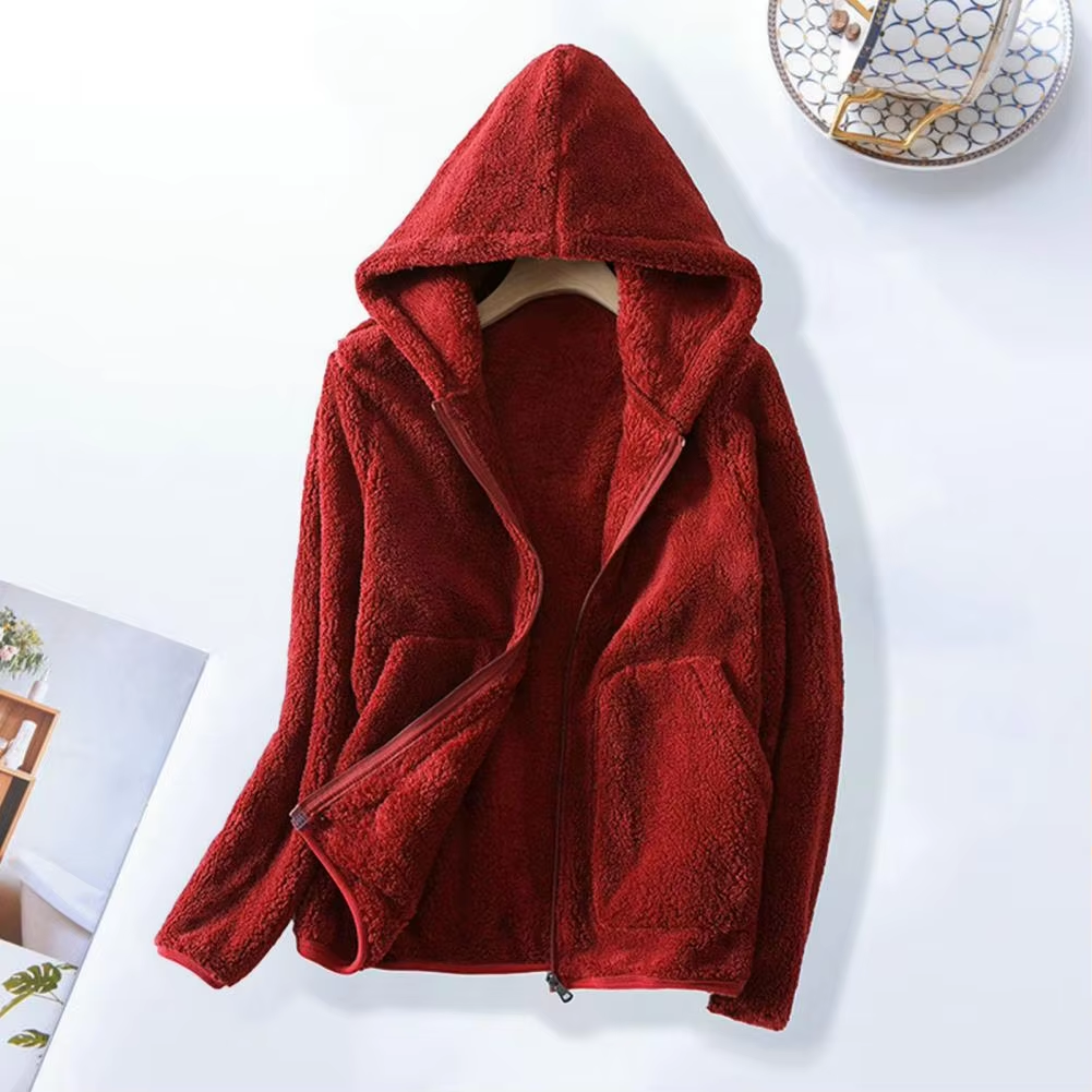 Avery | Ultra Cozy Coral Fleece Hoodie