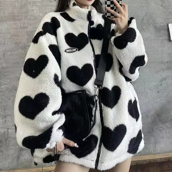 Liam | Cozy Reversible Heart Jacket (Exclusive Line)