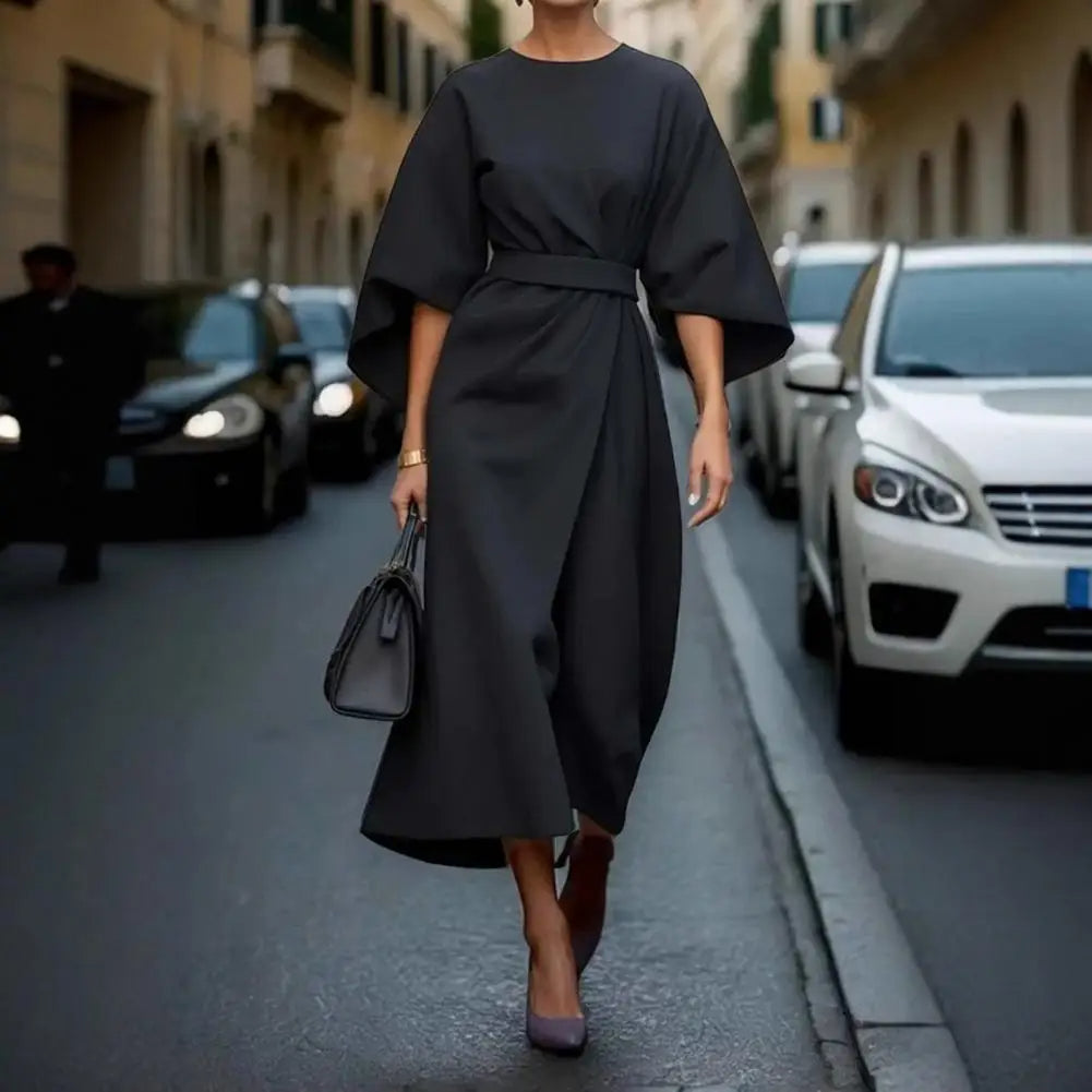 Isabella | Cozy Everyday Round Neck Dress