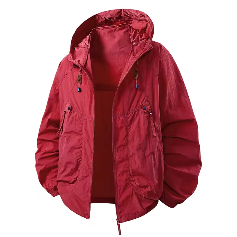 Carter | Waterproof Windbreaker Jacket with Adjustable Hood for Outdoor Adventures