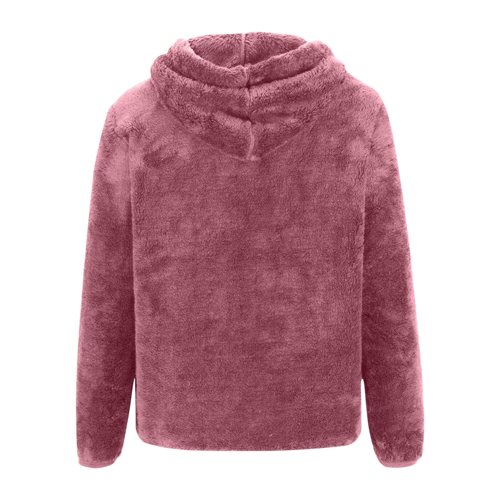 Avery | Ultra Cozy Coral Fleece Hoodie