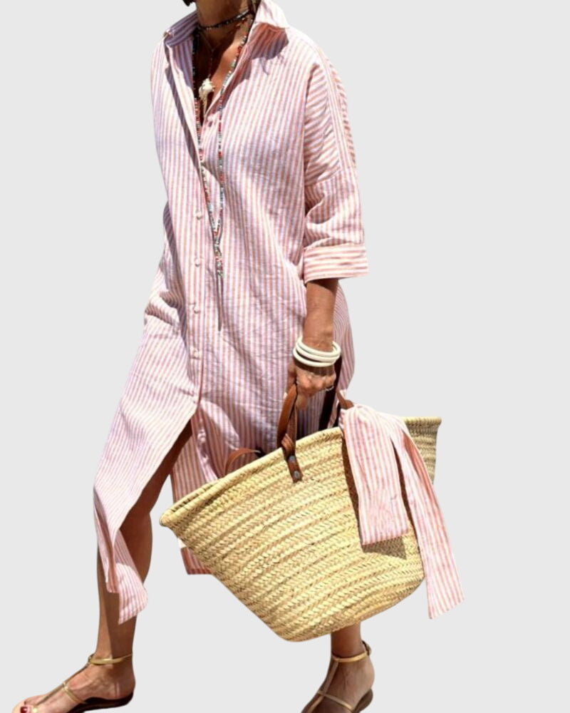 Ellen | Classic Striped Dress