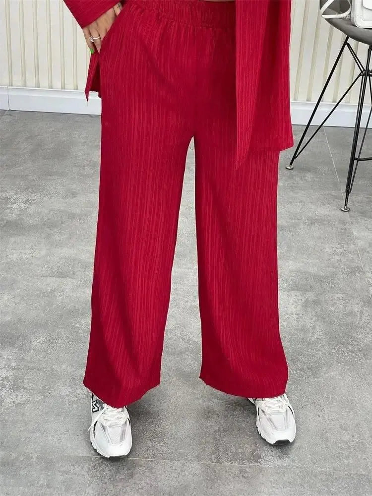 Ava | Chic Chiffon Monochrome Ensemble