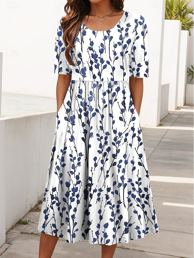 Carlyn | Floral Breezy Midi Dress