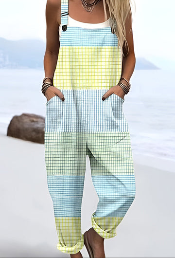 Tilde | Pastel Grid Overalls