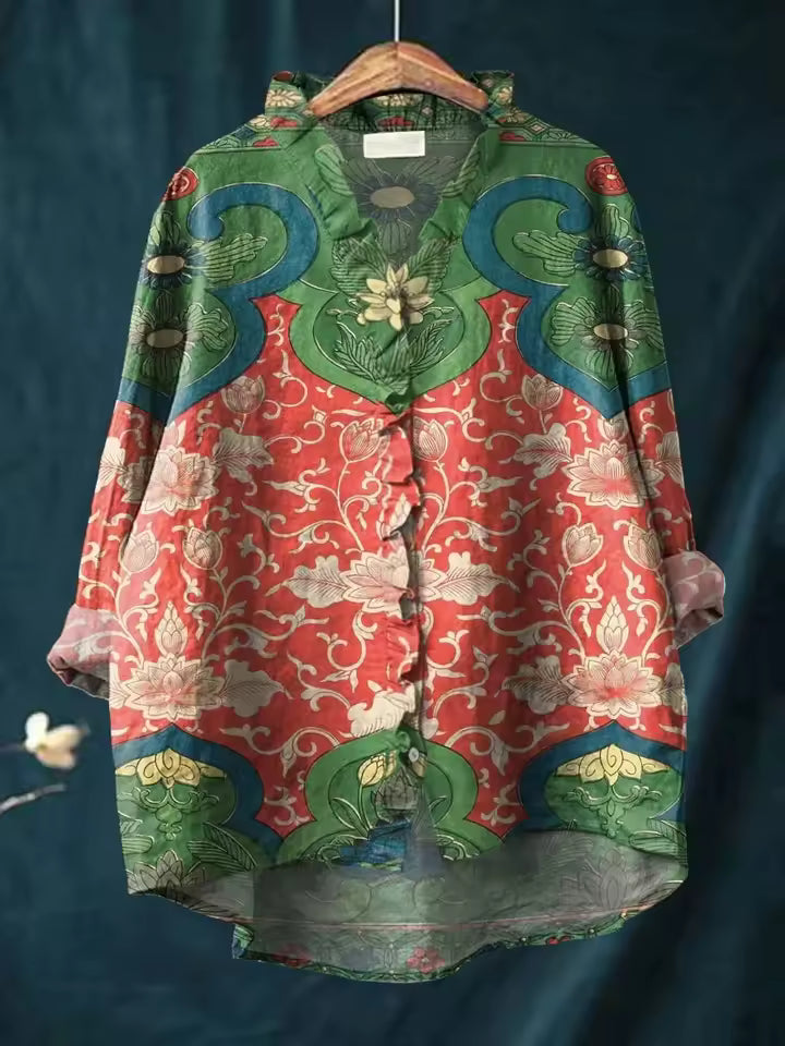 Rose | Vintage Floral Tee with Everyday Ease