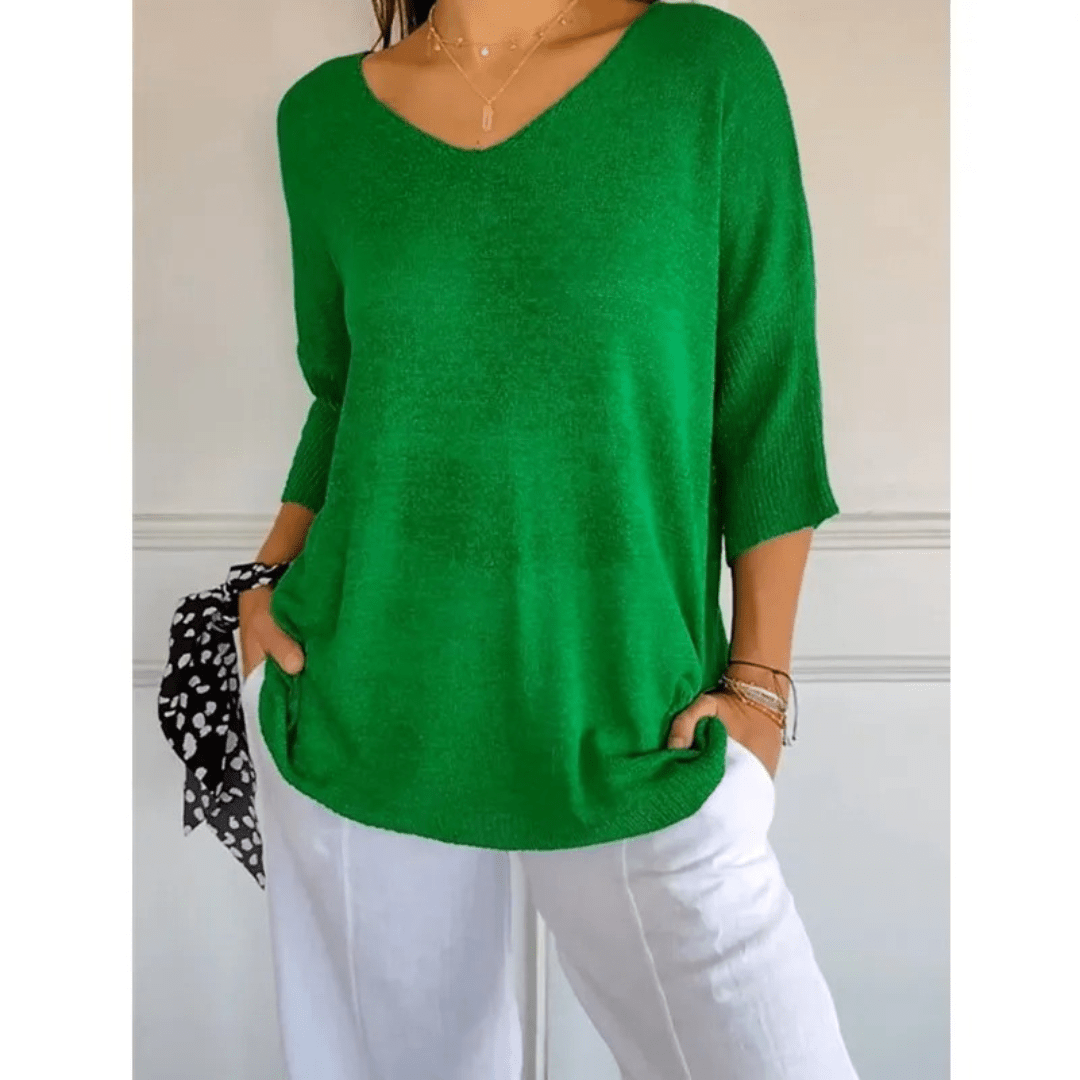 Loraine | Chic V-Neck Blouse