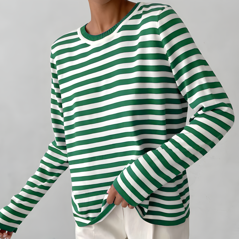 Grace | Chic Striped Blouse
