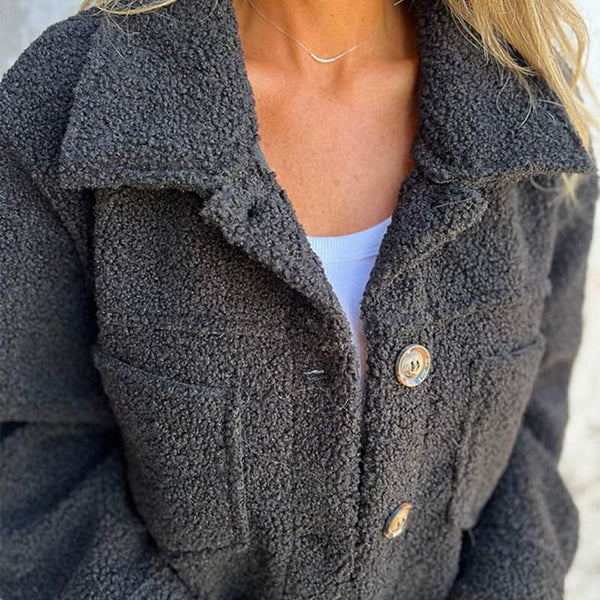 Ella | Chic Wool Blend Jacket with Lapels