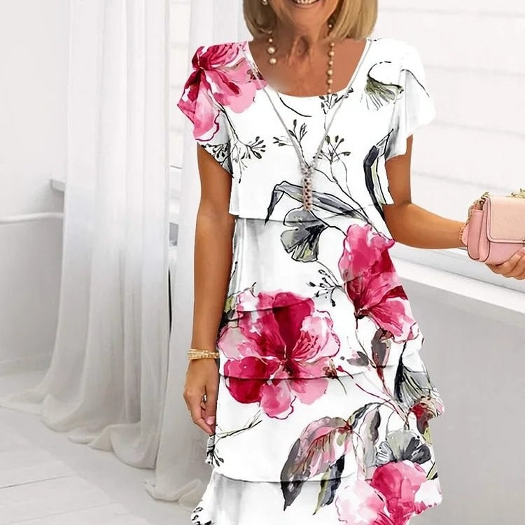Lyra | Graceful Floral Elegance Dress