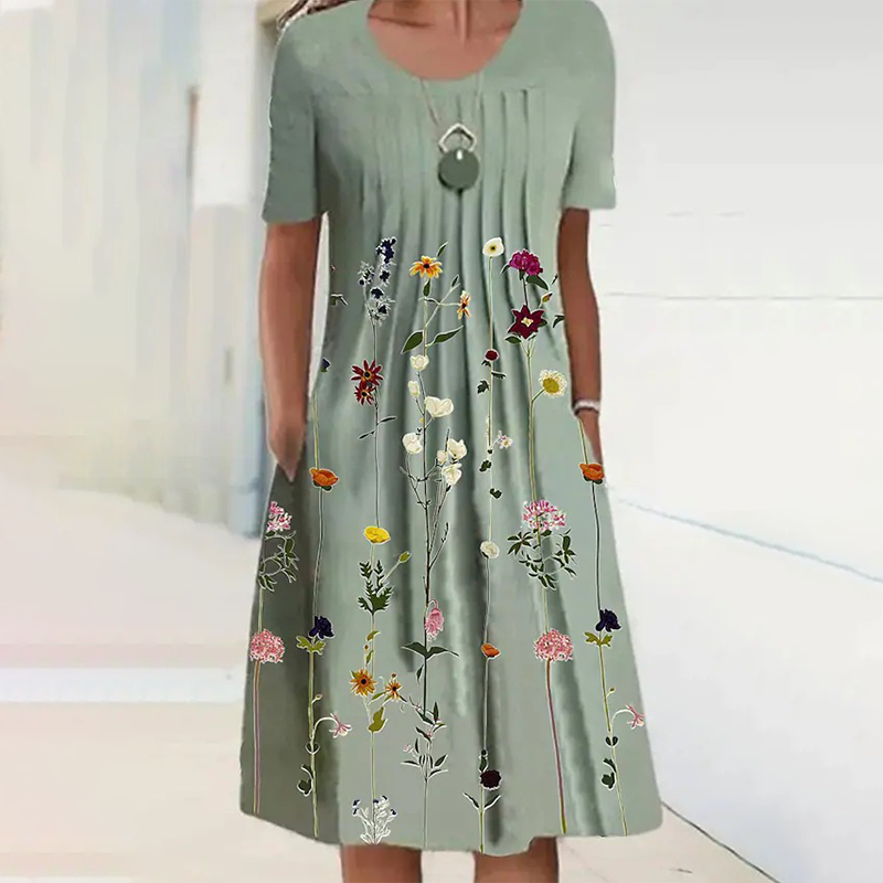 Floralyn | Dress with Tummy Coverage