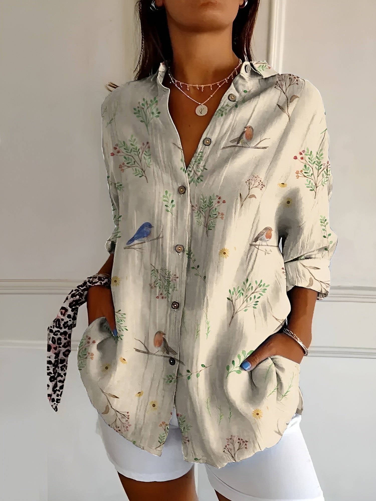 Emma | Soft Floral Blouse
