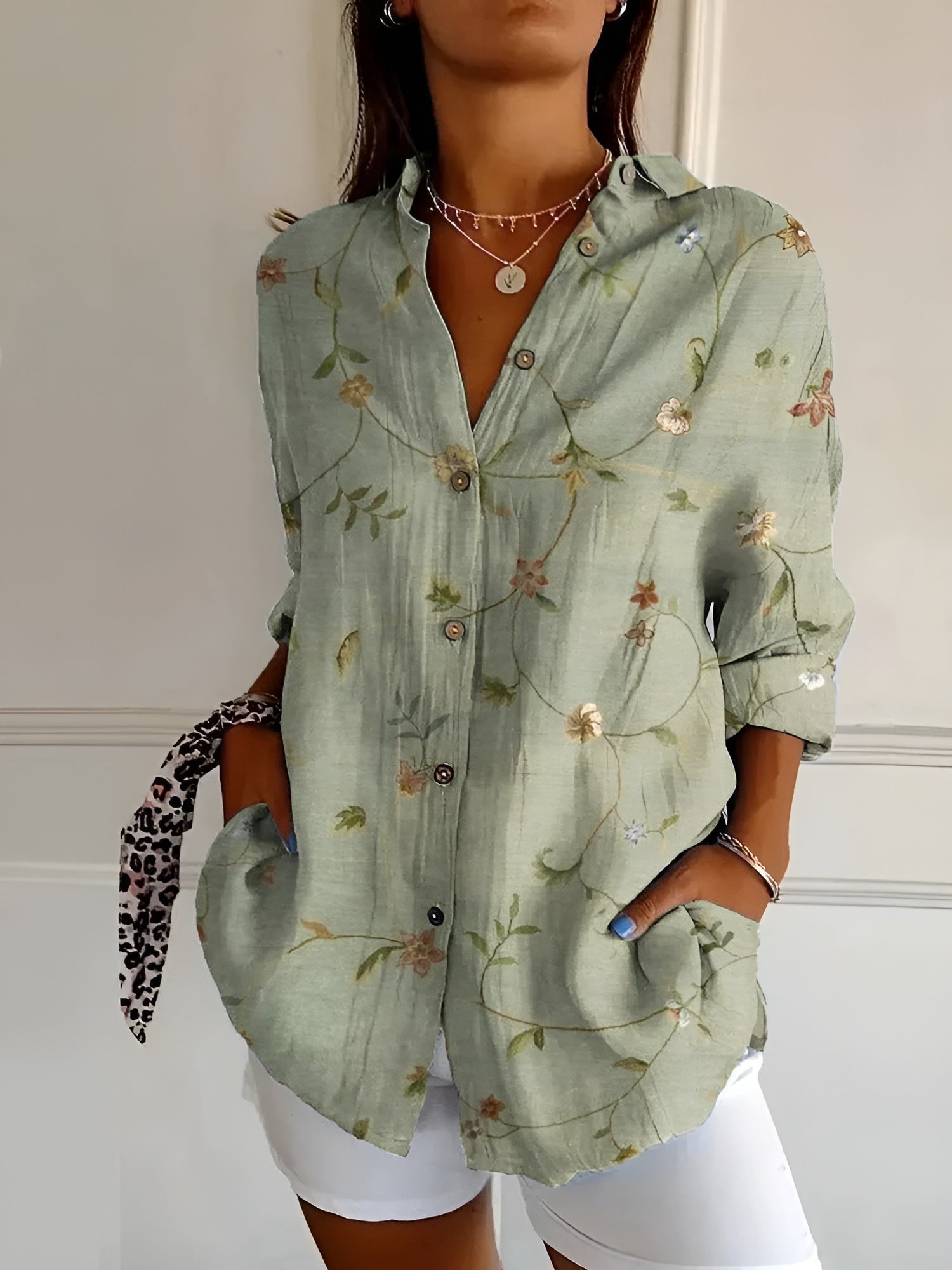 Emma | Soft Floral Blouse
