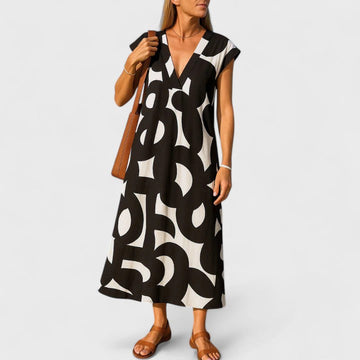 Valery | Flowing V-Neck Dress