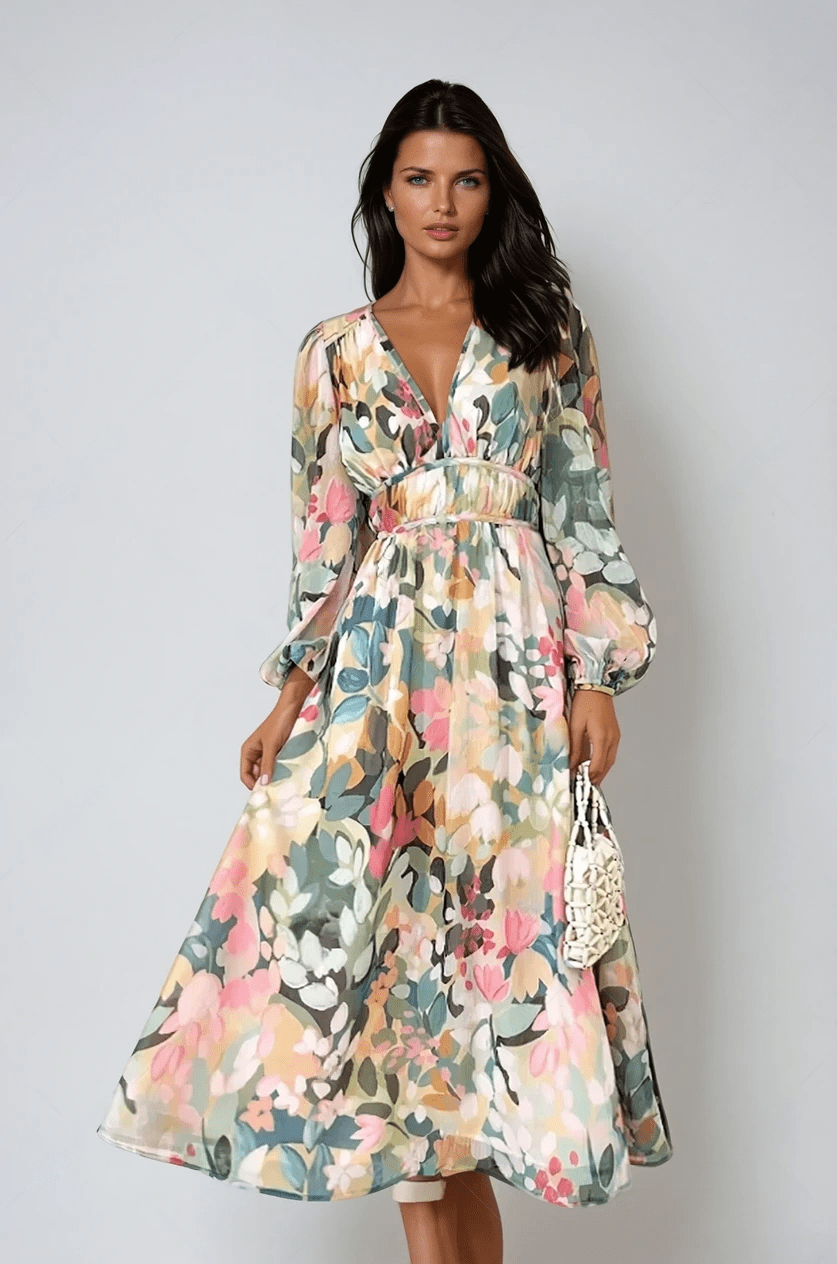 Maribelle | Elegant Floral Dress