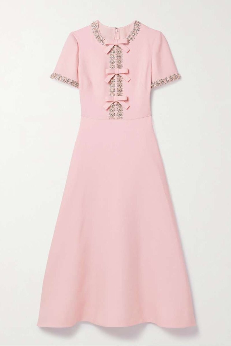 Sybil | Luxury Rhinestone Bowknot Dress
